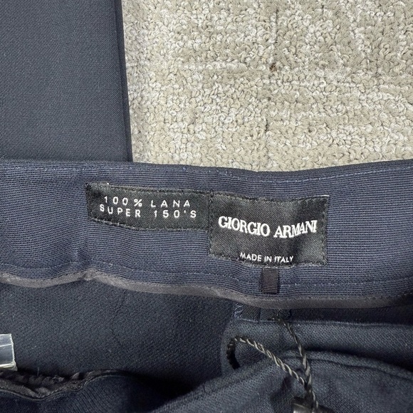 Giorgio Armani NWT 100% Lana Super 150s Made in Italy Trouser Pant Size 46 - Picture 3 of 8